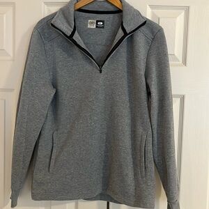 Quarter zip sweater with pockets